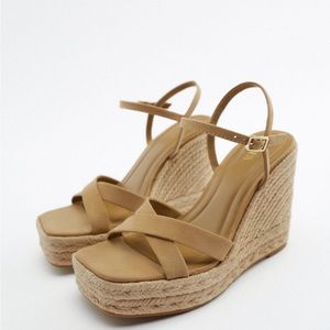 ZARA - Chunky Wedge Sandals